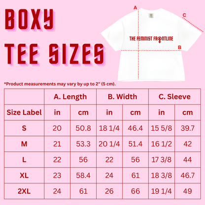 "When in Doubt" Boxy tee