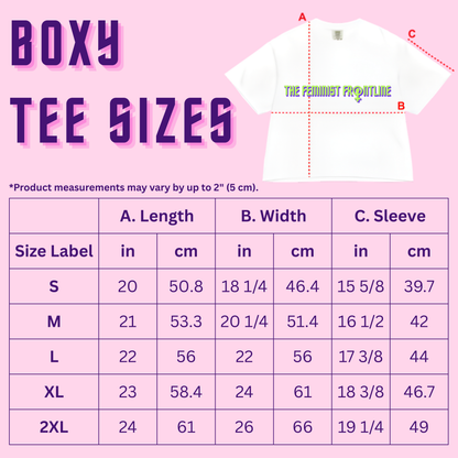"My Big Three" Boxy tee